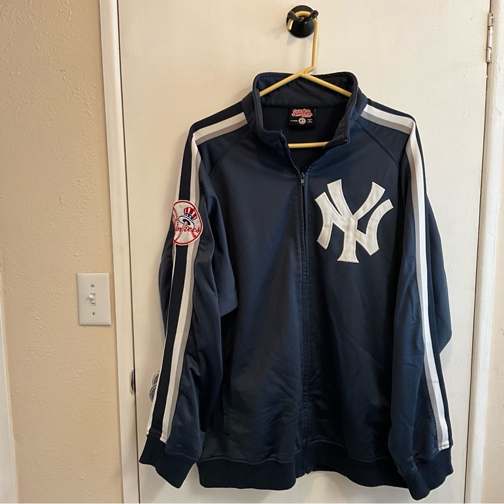 VINTAGE STITCHES NEW YORK YANKEES JACKET-FULL ZIP UP-SIZE XL